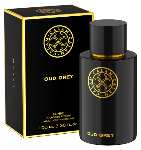 CALAM Oud Grey 100 ml, perfume amaderado oriental con oud para hombre